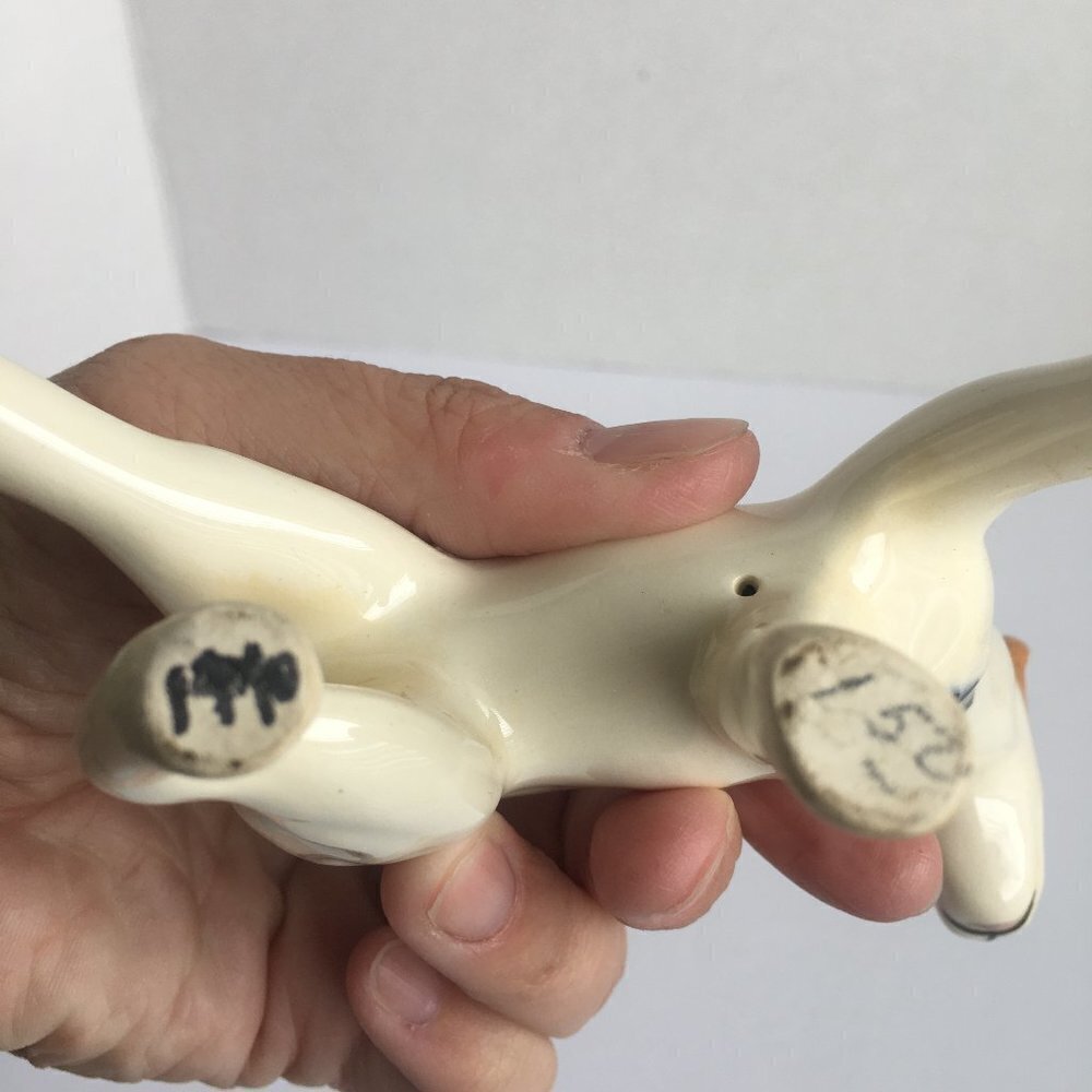 Vintage Dog Figurine Statue - Possibly Bull Terrier or Basenji? - Picture 12 of 12